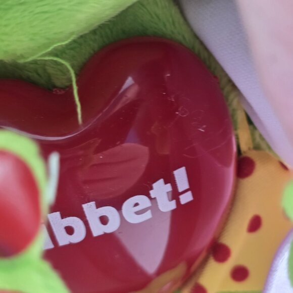 VTG Gemmy Heart Flirty Flasher Dancing/Singing Frog Plays It’s Raining Men 14" - Picture 4 of 10